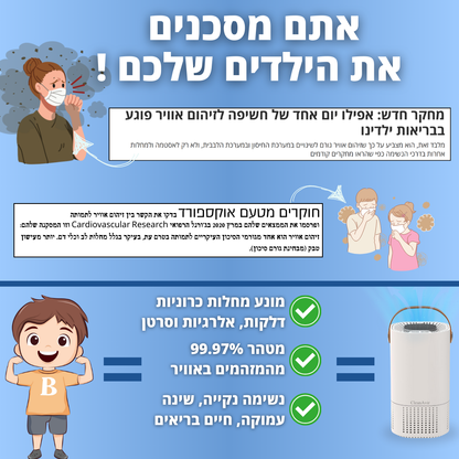 AirPro™ - מטהר האוויר